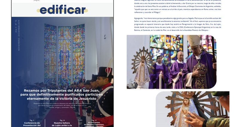Tapa de la revista mensual Edificar número 15