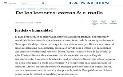 Mons. Olivera | Justicia y humanidad
