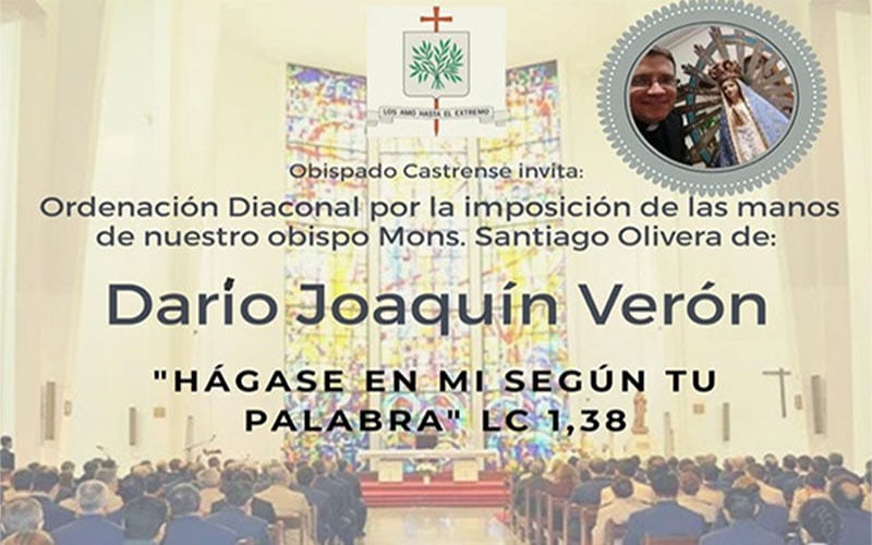 Día 3, Triduo de Oración por la Ordenación Diaconal de Darío Joaquín Verón