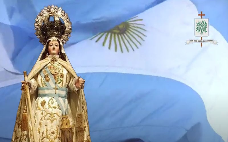 Mons. Olivera | Pongo bajo la mirada de la Virgen, la vida de todos, que el manto de María los proteja, los sostenga, los anime y los consuele en esta vocación de servir a la Patria