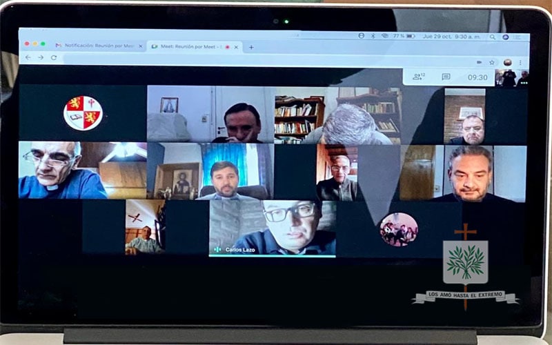 Mons. Olivera presidió la primera reunión virtual con los Delegados de Pastoral Castrense de la Región Cuyo