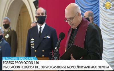 Mons. Olivera | Señor que has llamado a estos jóvenes, te pedimos que los sostengas en sus ideales, que su presencia nos hable del amor por la Patria, para construir un país de hermanos