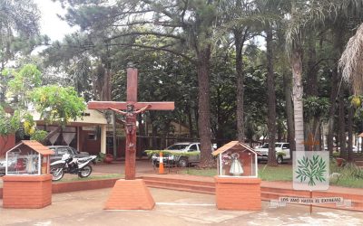 Misiones | Fue entronizada la imagen de Cristo en la Plaza de Armas del Escuadrón 9 Oberá de GNA