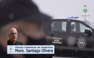 Mons. Olivera | Que el Señor los bendiga, los sostenga, que mantengan siempre la cordialidad y la acogida como signo y en nombre de nuestra República Argentina