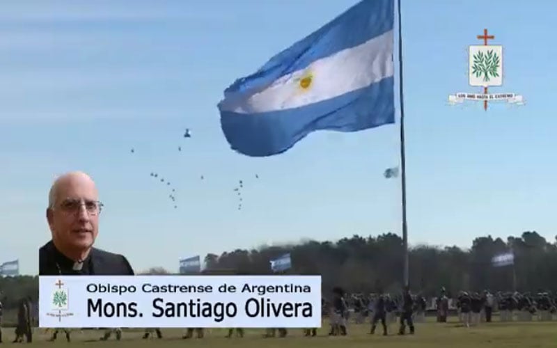 Mons. Olivera | La Iglesia Castrense de Argentina, renueva en este día del Ejército la alegría de poder servir a los hombres y mujeres de las Fuerzas