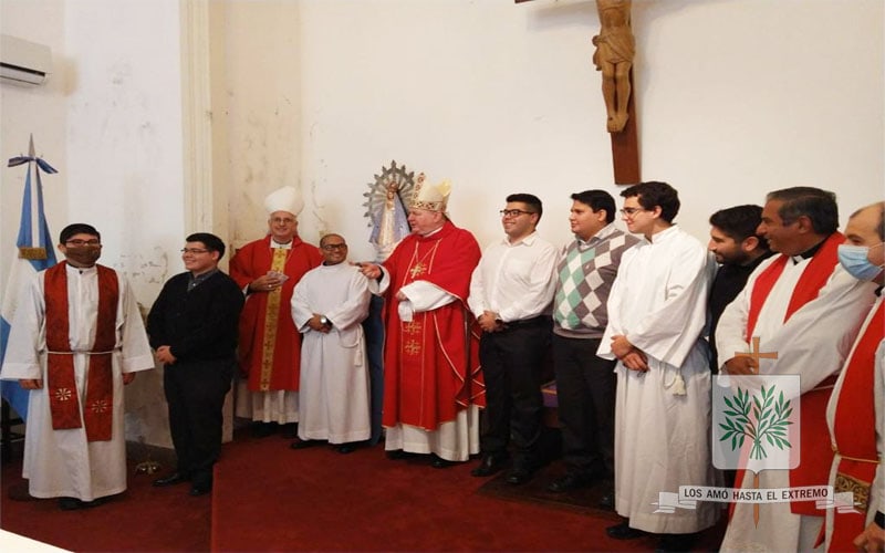 El Nuncio Apostólico en Argentina, visitó el Seminario Castrense, San Juan de Capistrano y Santo Cura Brochero
