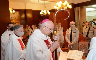 CABA | Mons. Olivera realizó una visitó Pastoral al Edificio Guardacostas de PNA