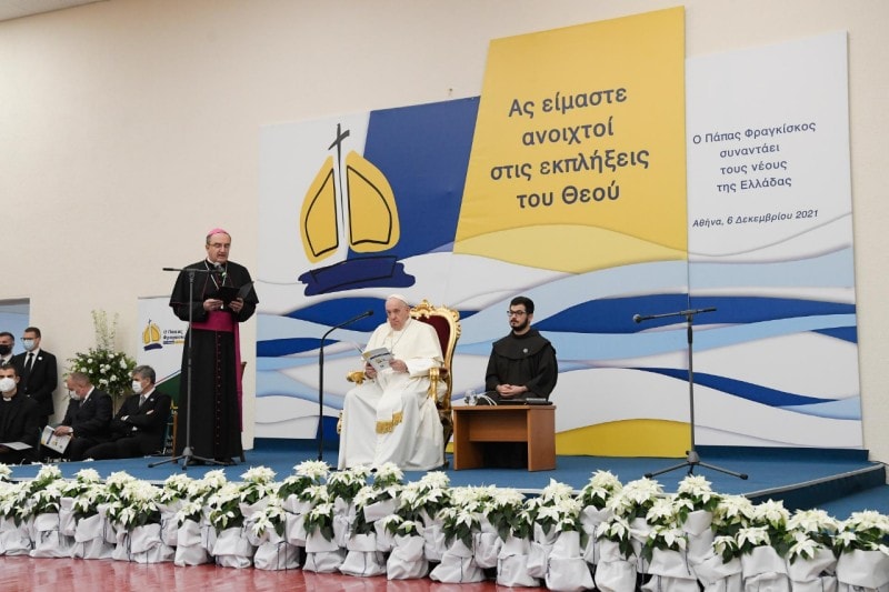 Grecia | La fe es un camino cotidiano con Jesús que nos lleva de la mano, nos acompaña, nos alienta y, cuando caemos, vuelve a levantarnos