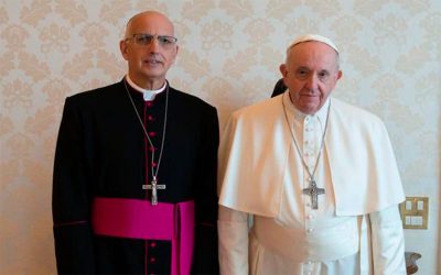 Mons. Olivera | Una vez más el Papa nos muestra su compromiso por la paz, su trabajo, su libertad, su búsqueda por el bien