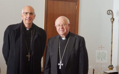 España | Mons. Olivera visitó al Arzobispo de Santiago de Compostela y rezó en el Santuario del Apóstol Santiago