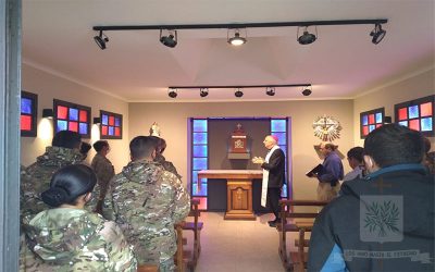 Salta | Mons. Olivera bendijo la Capilla San Lucas del Hospital Militar Salta «Cirujano Mayor Doctor Joaquín Díaz de Bedoya»