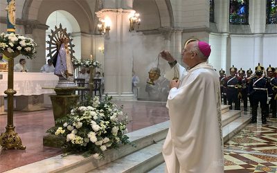 MONS. OLIVERA | Con renovada gratitud nos disponemos, en este primer año de preparación a nuestro Jubileo Diocesano, a celebrar nuestra fe, que se fortalece al venerar en comunión a nuestra Patrona, la Virgencita de Luján