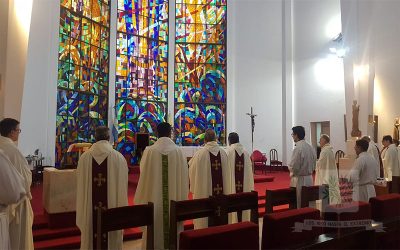 Mons. Olivera | Damos gracias a Dios por este camino recorrido, con humildad y verdad, celebrar 65 años nos hace reflexionar, mirar para atrás para tomar envión hacia el futuro