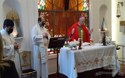 CABA | Mons. Olivera celebró Santa Misa en la Capilla Cristo Rey de Casa Rosada
