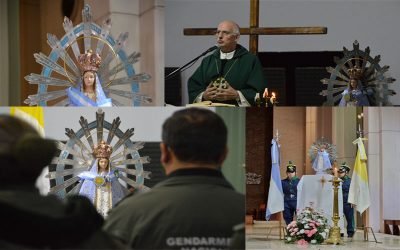 Mons. Olivera | Virgen de Luján Malvinera, Madre de la unidad y Madre misionera, tu providencial presencia construye caminos Evangélicos, que son, la amistad, el encuentro, el perdón y la paz