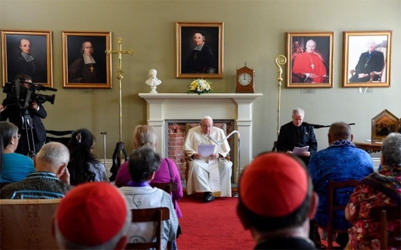 Papa Francisco | Que Santa Ana, Santa María y Santa Catalina Tekakwitha intercedan por nosotros, por esta gran obra de sanación y reconciliación tan agradable a Dios