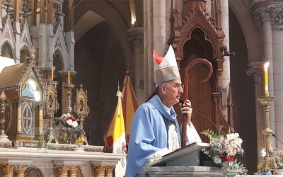 Mons. Olivera | Estar una vez más en esta casa común de todos los argentinos, nos invita a pensar en la trascendencia que ha tenido la Virgen de Luján en nuestra historia nacional