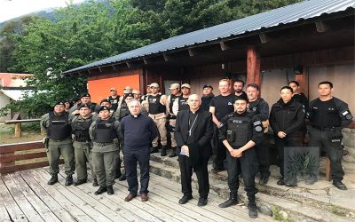 Río Negro | El Obispo Castrense de Argentina visitó a las Fuerzas Federales de Seguridad presentes en la región