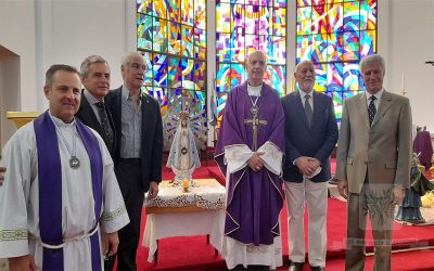 El Obispo Castrense de Argentina, bendijo placas que recuerdan a los Sacerdotes Capellanes presentes en Malvinas