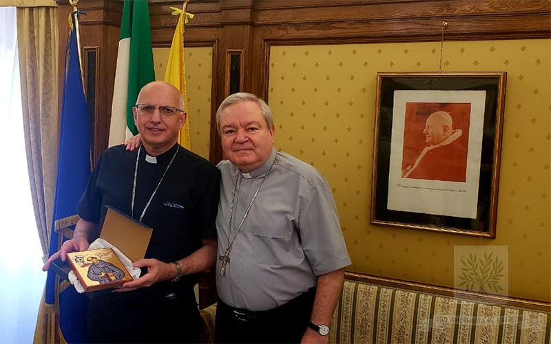 ITALIA | Mons. Olivera visitó al Arzobispo Castrense italiano