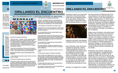 Orillando el Encuentro N° 61