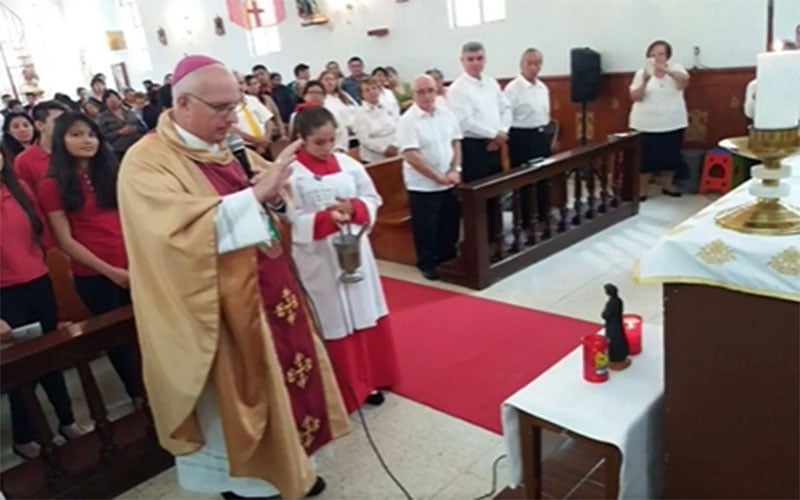 México | El Obispo Castrense de Argentina entronizó y Bendijo imagen del Santo Cura Brochero