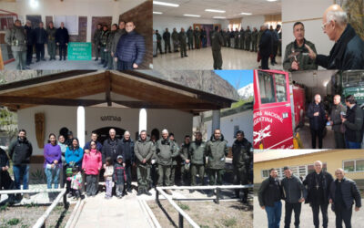 MENDOZA | Mons. Olivera en su segundo día de visita Pastoral visitó a los efectivos del Ejército Argentino y de Gendarmería Nacional Argentina