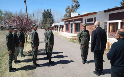 MENDOZA | En su tercer día de visita Pastoral, el Obispo Castrense de Argentina visitó a GNA en Tunuyán