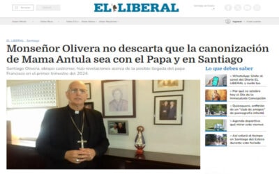 Mons. Olivera | Me parece que hoy sería Mama Antula, un gran modelo del trabajo por los verdaderos derechos humanos, derechos humanos que es una deuda pendiente también de nuestra Patria