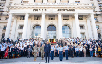 Mons. Olivera participó del acto de asunción del nuevo Jefe del Estado Mayor Conjunto de las Fuerzas Armadas