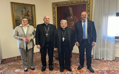 ROMA | Mons. Olivera se reunión con el Prefecto del Dicasterio para las Causas de los Santos