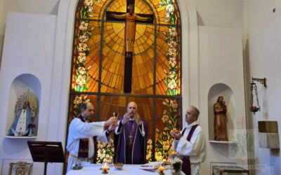 CASA ROSADA | Mons. Santiago celebró Santa Misa en la Capilla Cristo Rey