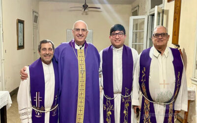 Formadores de la Escuela de Ministerios San Lorenzo se reunieron con Mons. Olivera