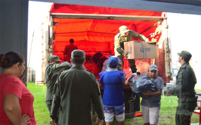 Cáritas Castrenses organizó una nueva campaña solidaria y trasladó donaciones desde Córdoba a Corrientes