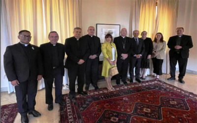 VATICANO | Mons. Olivera participó de un almuerzo de trabajo en la Embajada Argentina ante la Santa Sede