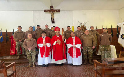 BUENOS AIRES | En la Escuela de Suboficiales del Ejército Sargento Cabral de Campo de Mayo, Mons. Olivera confirió Sacramentos de iniciación cristiana