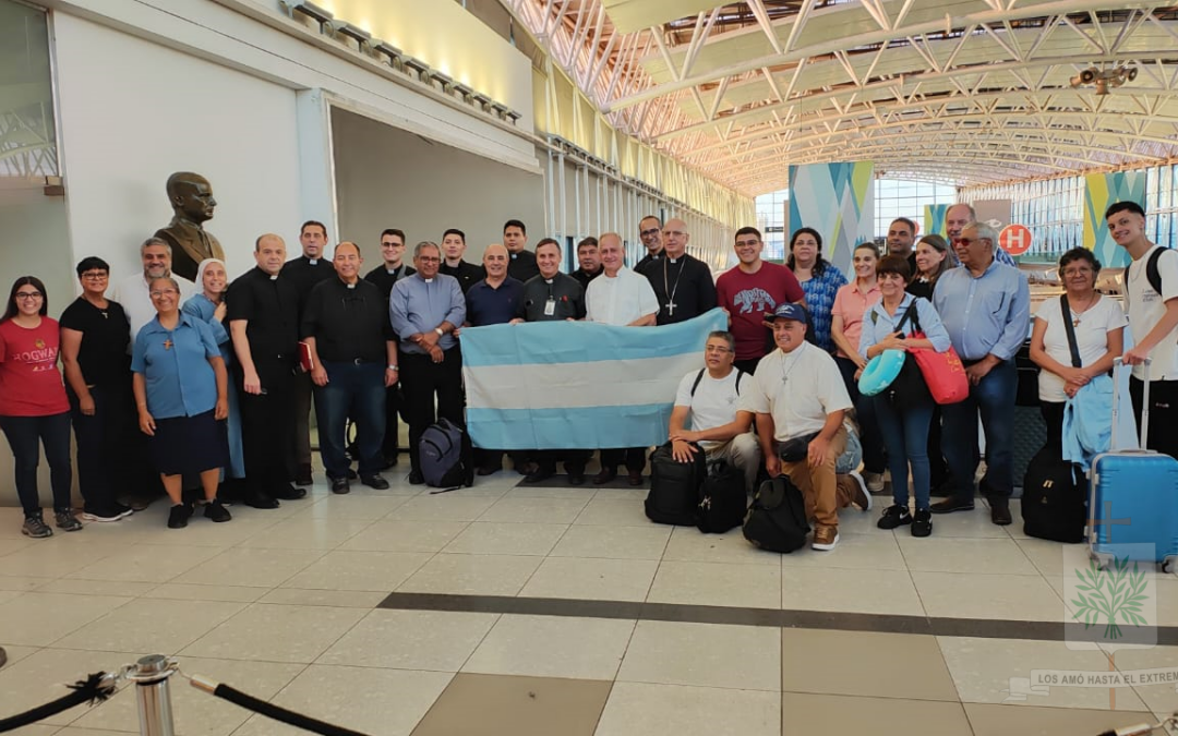 BUENOS AIRES | Los peregrinos castrenses iniciaron el viaje para participar del Jubileo de la Esperanza de las Fuerzas Armadas y las Fuerzas Federales de Seguridad