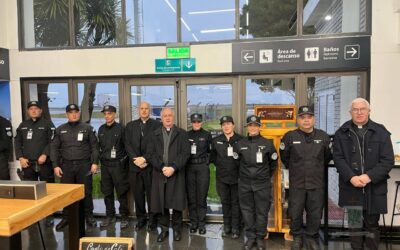 RÍO NEGRO | Mons. Olivera bendijo y entronizó la imagen de Ntra. Sra. de Buen Viaje en el Aeropuerto Gobernador Castello