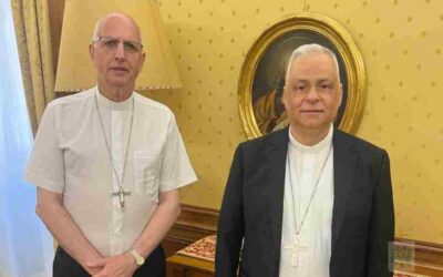 ROMA | Mons. Olivera visitó al Arzobispo Castrense de Italia