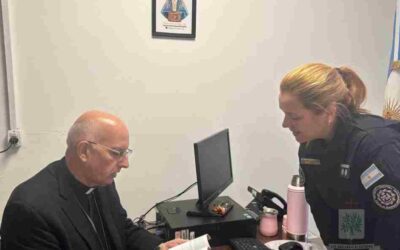 BUENOS AIRES | Mons. Olivera entronizó la imagen de la Patrona de la PSA en el Aeropuerto Internacional de San Fernando