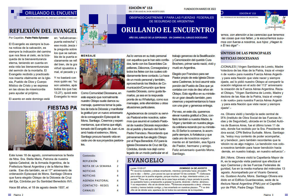 Orillando el Encuentro N° 153