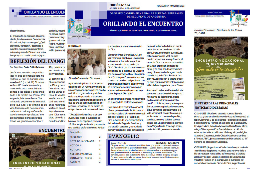 Orillando el Encuentro N° 154