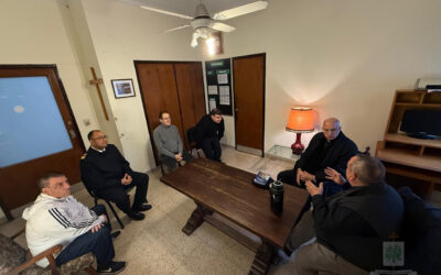 CABA | Mons. Olivera visitó la Capellanía Mayor de la Armada Argentina