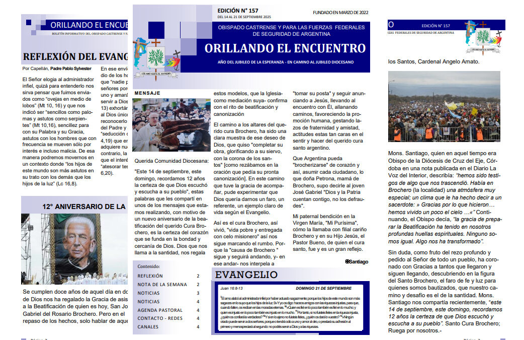 Orillando el Encuentro N° 157