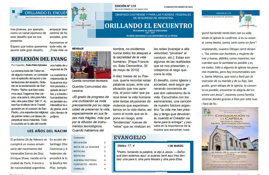 Orillando el Encuentro N° 172