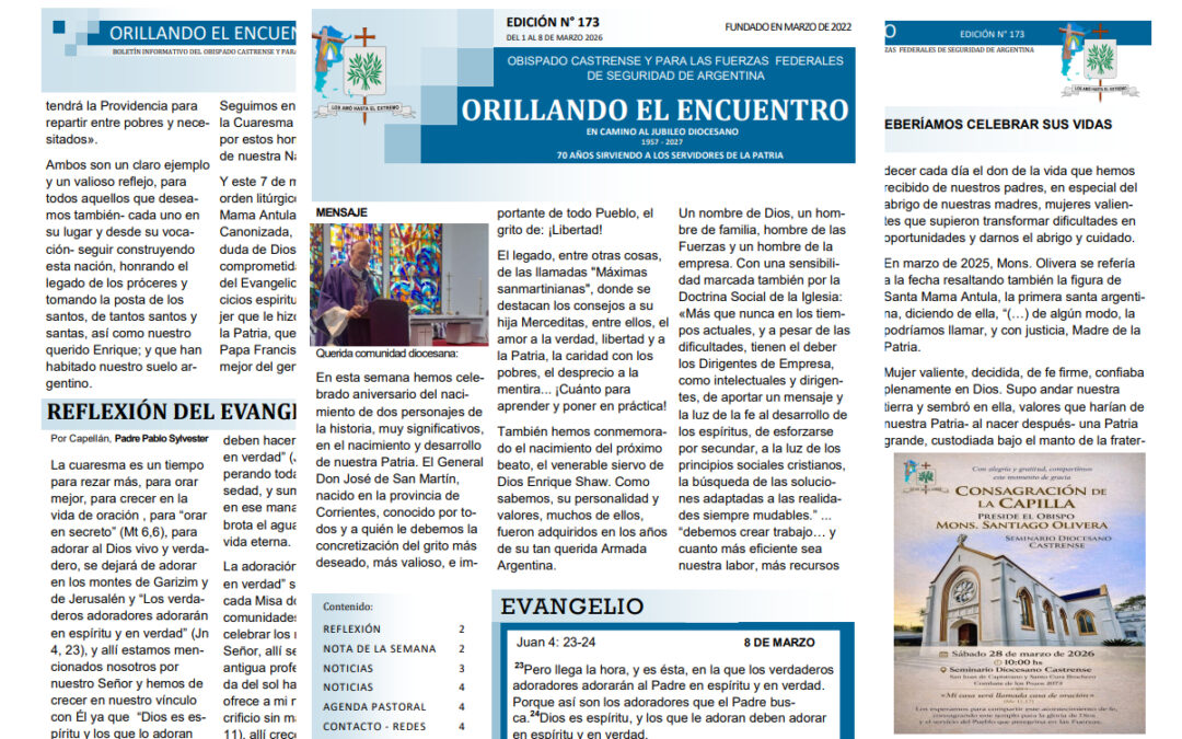 Orillando el Encuentro N° 173