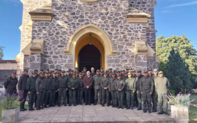 CÓRDOBA | Aspirantes de la Escuela de Suboficiales de GNA Cabo Raúl Remberto Cuello de Jesús María, participaron de la Jornada de Espiritualidad para Gendarmes