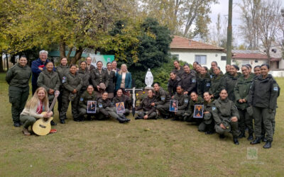 BUENOS AIRES | Cadetes femeninas de la Escuela de Gendarmería Nacional Don Martín Miguel de Güemes participaron de la Acampada