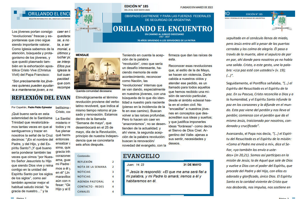 Orillando el Encuentro N° 185