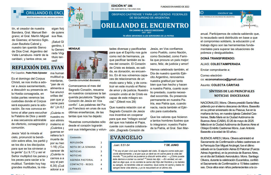 Orillando el Encuentro N° 186